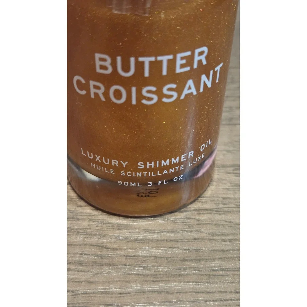 Cremerie Butter Croissant Luxury Shimmer Oil 90ml 3oz Gold Body Glow